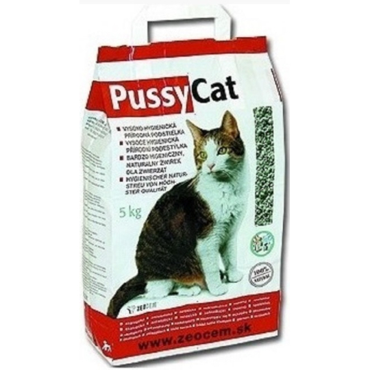 Pussy cat natural mineral bedding for cats and other pets 5 kg bag